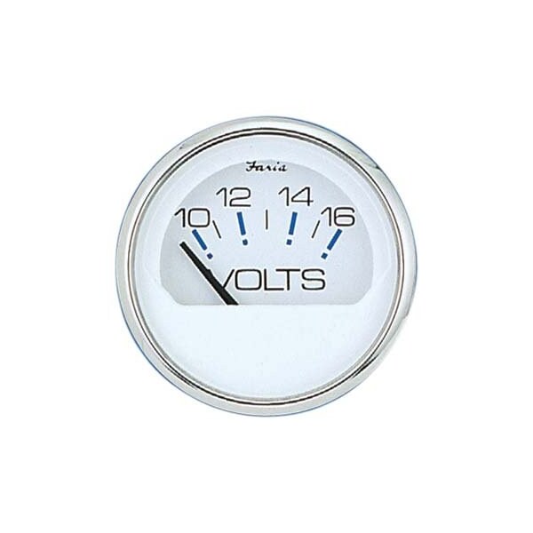 Faria Beede Instruments Gauge, Volt 10-16Vdc, No 13805 13805 - main